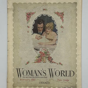February 1917 Vintage Woman&#39;s World Magazine/