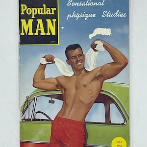 Popular Man Acme October 1959 Adult/Gay/Gay Art/Gay Interest/Gay History