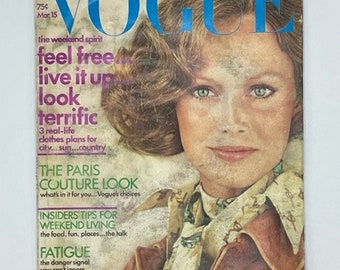 March 15th 1972 Vogue Magazine