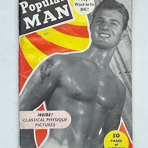 Popular Man Acme February 1959 Adult / Gay / Gay Art / Gay Interest / Gay History
