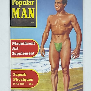Popular Man Acme June 1959 Adult / Gay / Gay Art / Gay Interest / Gay History