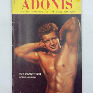 Adonis Magazine December Issue Adult / Gay / Beefcake / Gay Art / Gay Interest / Gay History
