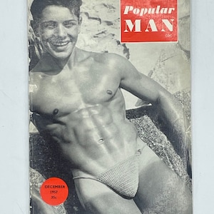 Popular Man Acme December 1957 Adult / Gay / Gay Art / Gay Interest / Gay History