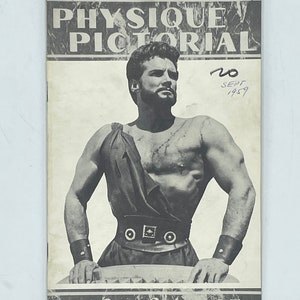 Physique Pictorial September 1959 Adult / Gay / Beefcake / Gay Art / Gay Interest / Gay History