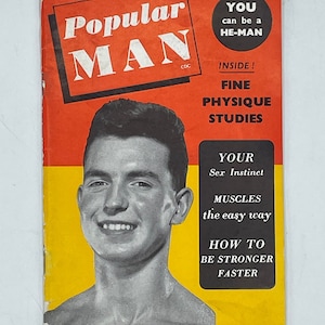Popular Man Acme March 1958 Adult/Gay/Gay Art/Gay Interest/Gay History