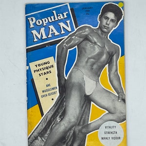 Popular Man Acme January 1959 Adult / Gay / Gay Art / Gay Interest / Gay History
