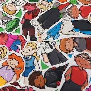 Bad Kids V Rat Grinders | Dimension 20 Inspired Stickers