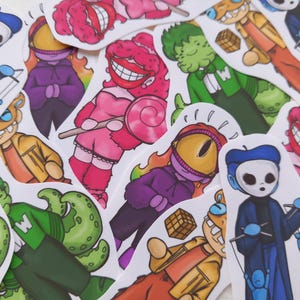 Mini Lords in Black Cute Inspired Stickers |  Starkid