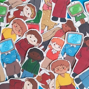 The Magnus Protocol 11 Character Sticker Set | TMA