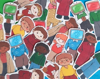 The Magnus Protocol 11 Character Sticker Set | TMA