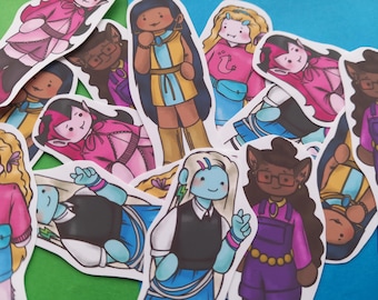 Monster High OG 5-stickerset