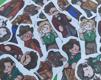Cloudward Ho Sticker Set | 6er-Set Dimension 20 Inspiriert