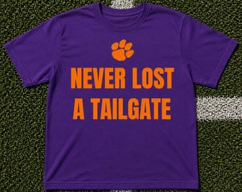 Custom College Game Day Tee | Never Lost Tailgate Shirt | School Colors Mascot Graphic