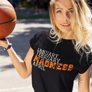 Madness Basketball Unisex T Shirt, January February Madness April, College Basketball Playoffs Bracket