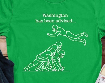 TUSH PUSH® 2nd & Goal T-shirt | Ostoppbar | Rolig Philly-fotbollströja, matchdag, present till fans