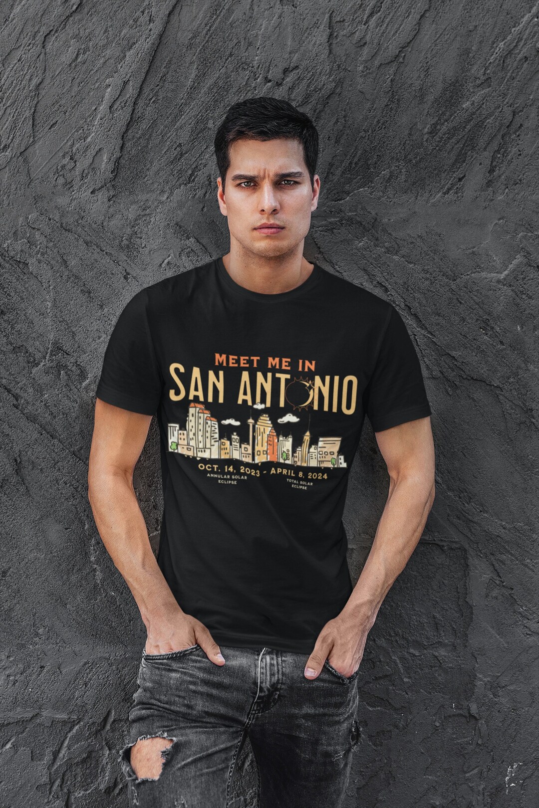 Total Solar Eclipse 2024 Tshirt, Texas Annular Eclipse 2023 Tshirt