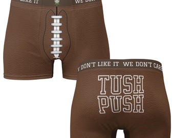 TUSH PUSH® Boxer Briefs | Game Day Ready | Funny Philly Football Underwear, Super Bowl Gift