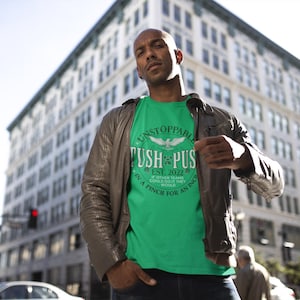 UNSTOPPABLE TUSH PUSH™ Philly Football Shirt – It Works, Est. 2022, Liberty Bell & Eagle Design