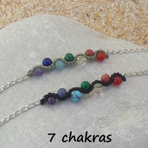 women&#39;s chakra bracelet, natural stone chakra bracelet, 7 chakra real stone bracelet