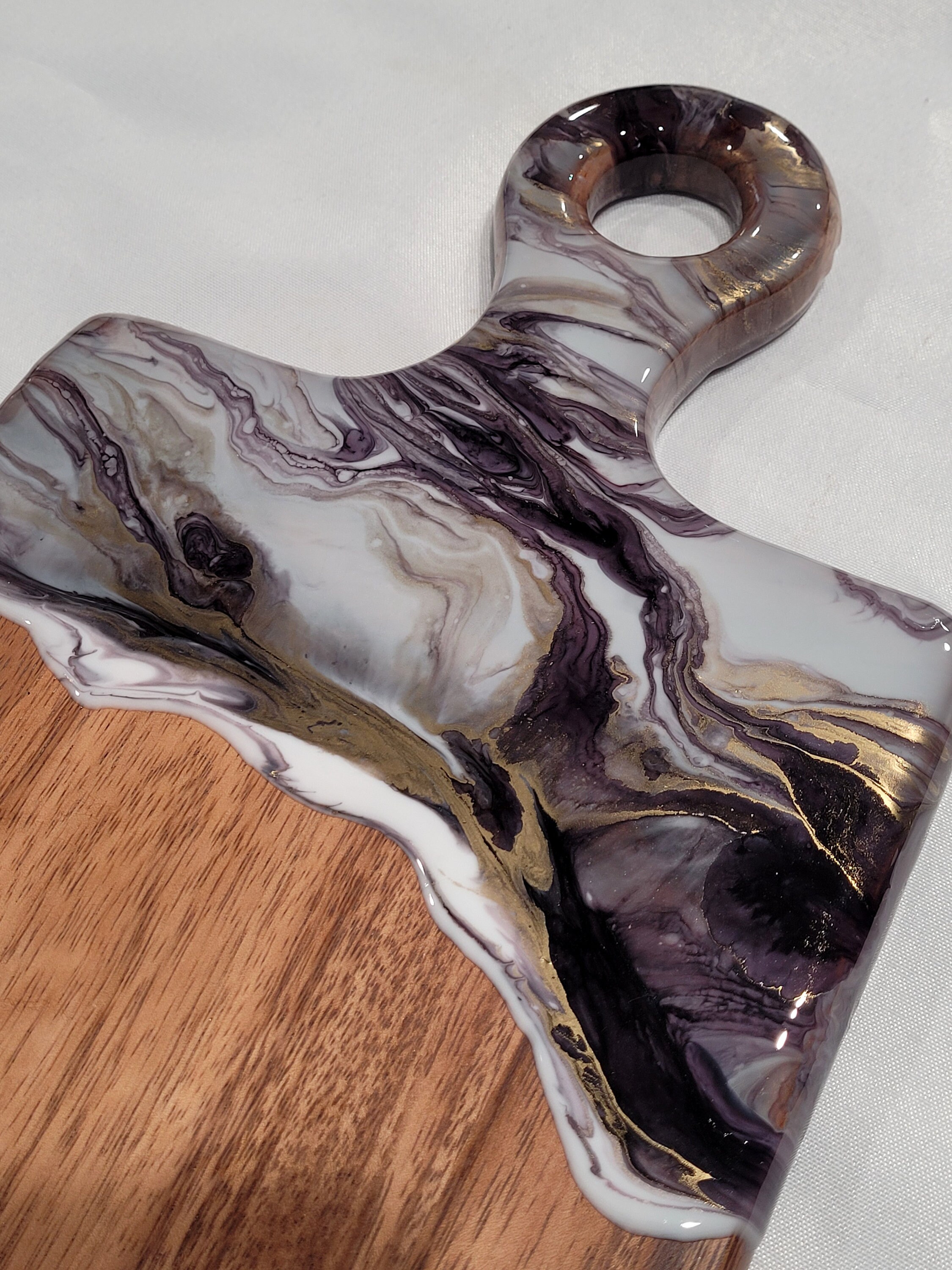 Resin Art Serving Board / Charcuterie Board / Cheese Board / Etsy