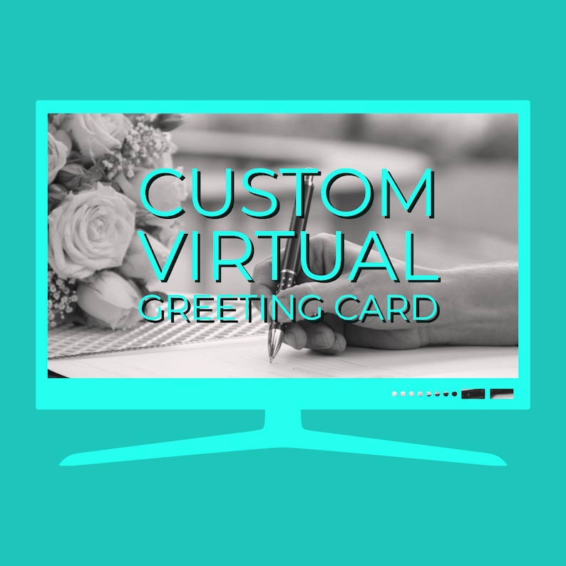 Custom Virtual Greeting Card Add your own handwriting Any Etsy