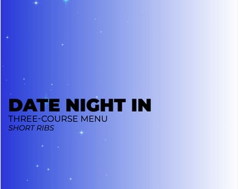 Date Night at Home | Short Rib Menu