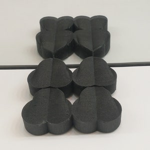 3D Printed Ambiguous Card Suits Illusion Magic Toy Gift Desktop Ornament