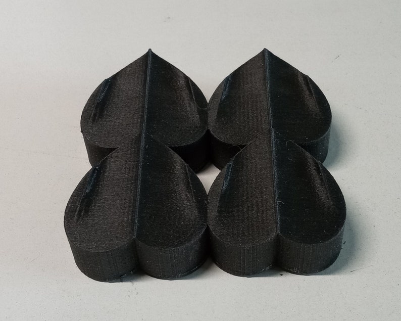 3D Printed Ambiguous Card Suits Illusion Magic Toy Gift Desktop ...