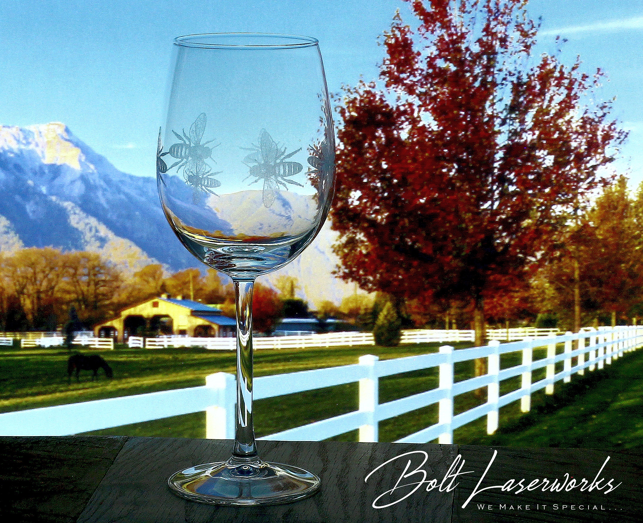 chakra drinking glass set Nature design -- 7x250 ml