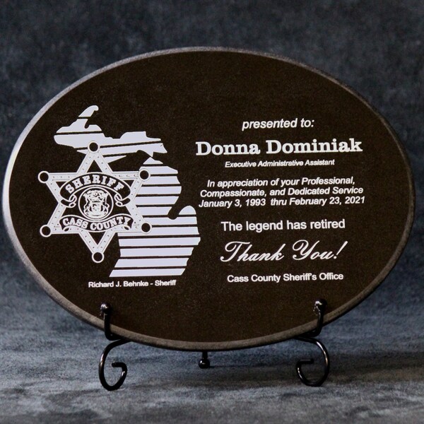 Granite Memorial Plaques With Stand Etsy