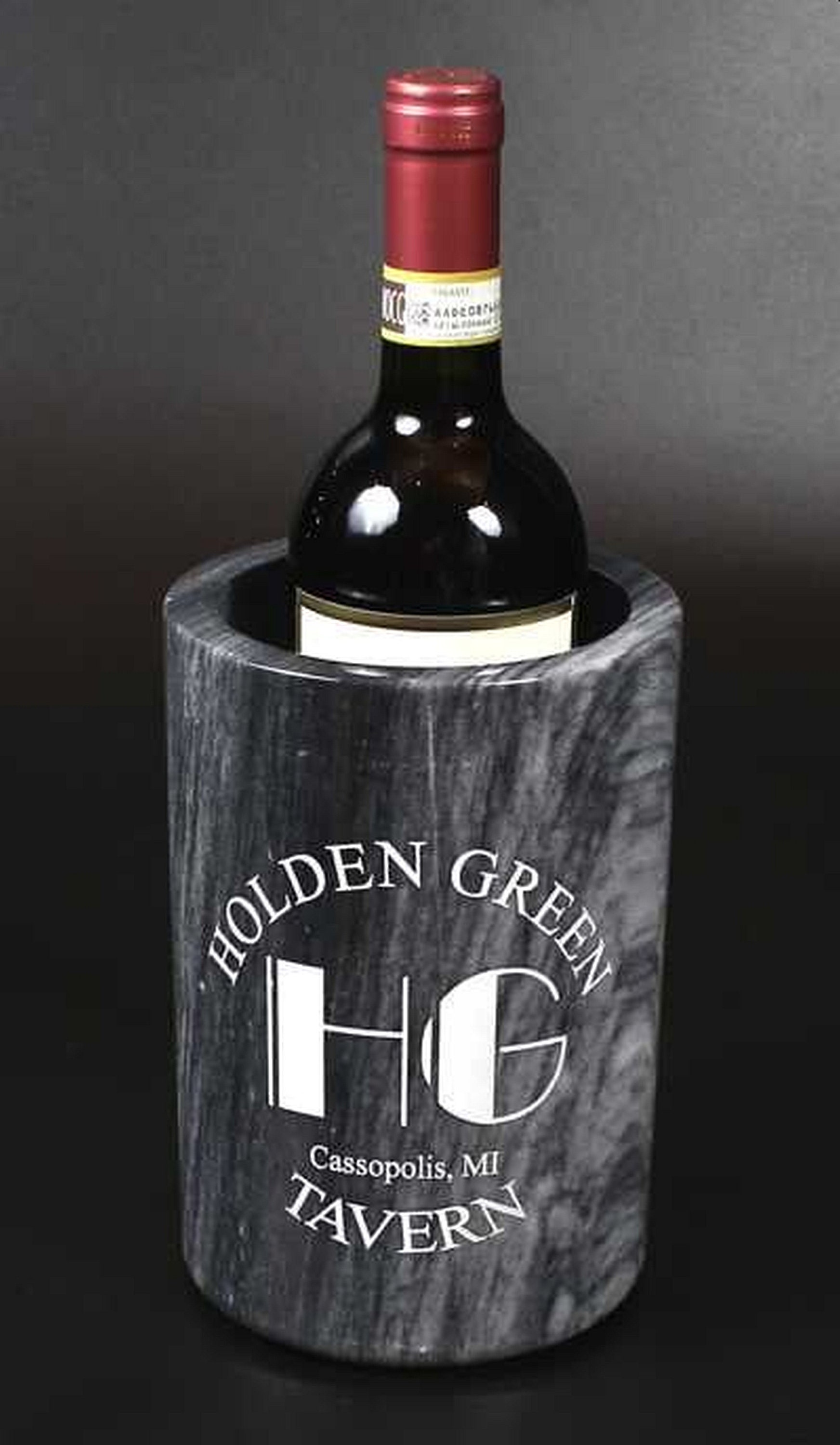 Elegant Personalized Marble Wine Chiller Unique Gift for Etsy