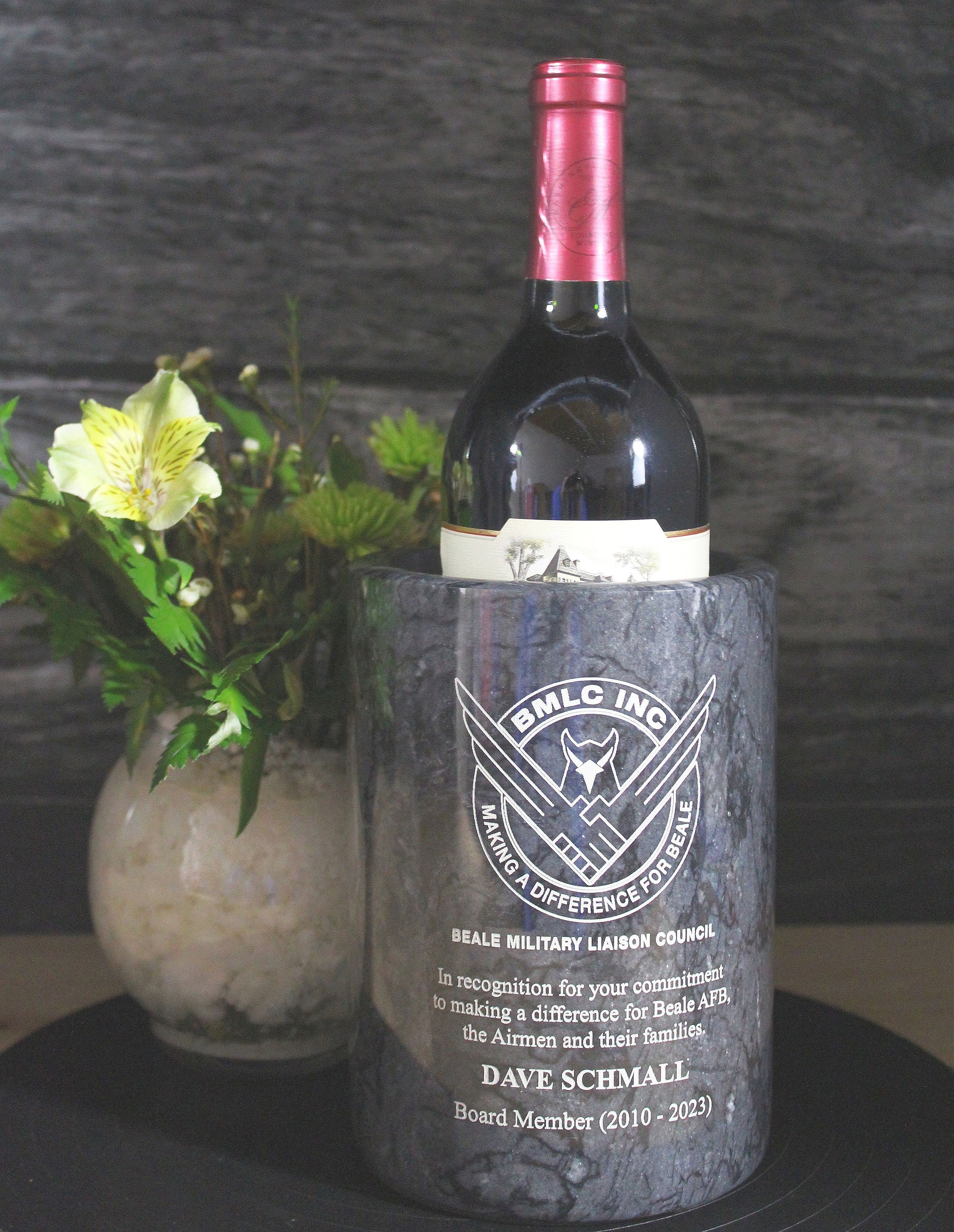 Elegant Personalized Marble Wine Chiller Unique Gift for Etsy