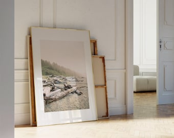 Paisaje de la playa de Tofino, arte de pared imprimible vertical, fotografía de impresión digital, descarga instantánea