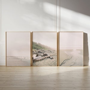 Tofino Beach Landscape TRIO, Printable Wall Art, Digital Print Photography, Vancouver Island Print, Pacific Northwest PNW - Set of 3 Prints
