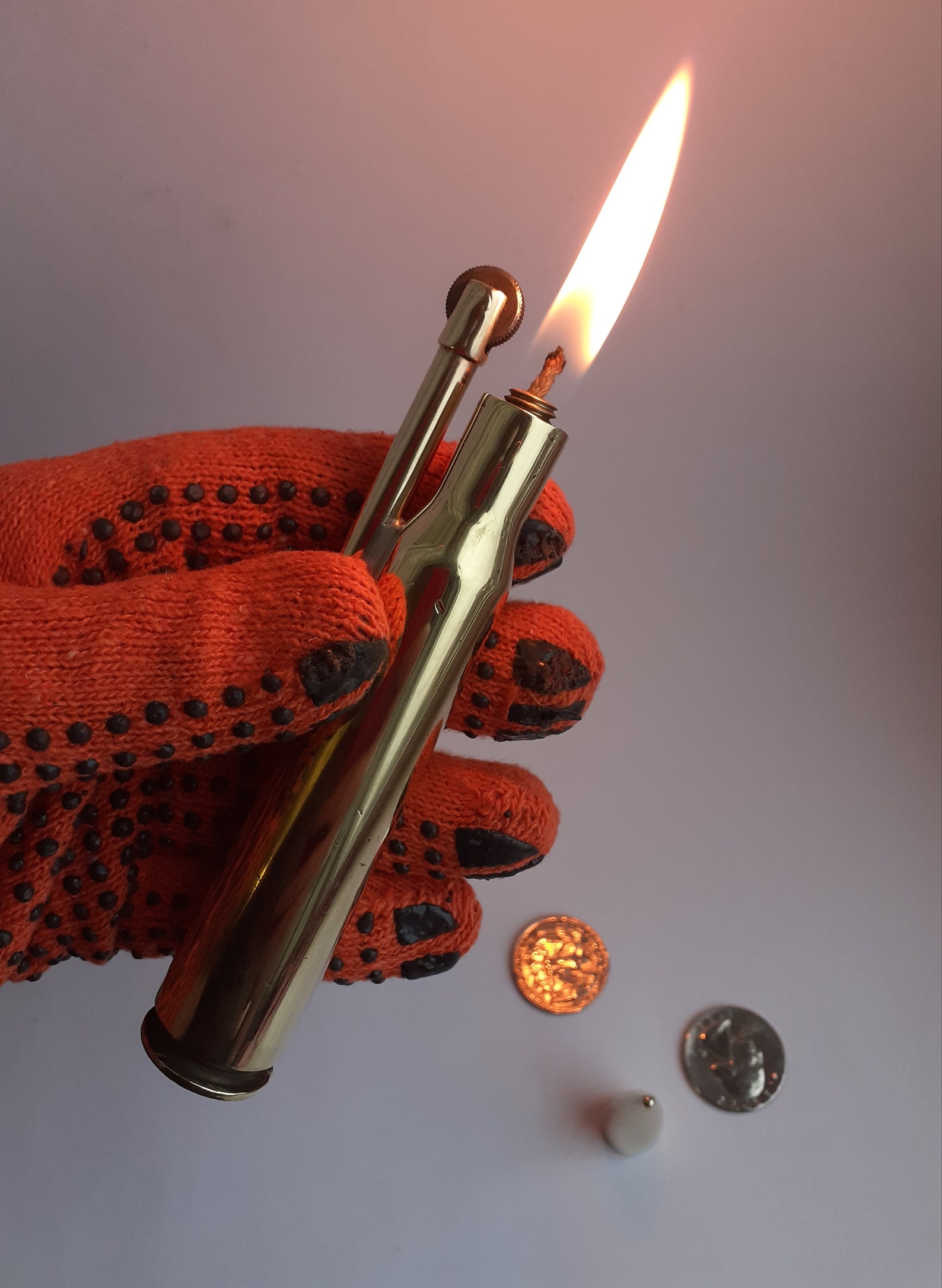 Bullet lighter Vintage Petrol Lighter 127x108 mm Trench Etsy