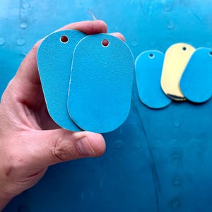 A blank for a keyring made of aircraft skin - Su-34 plane shot down over Kharkov on March 6, 2022 Aircraft Skin Keyring