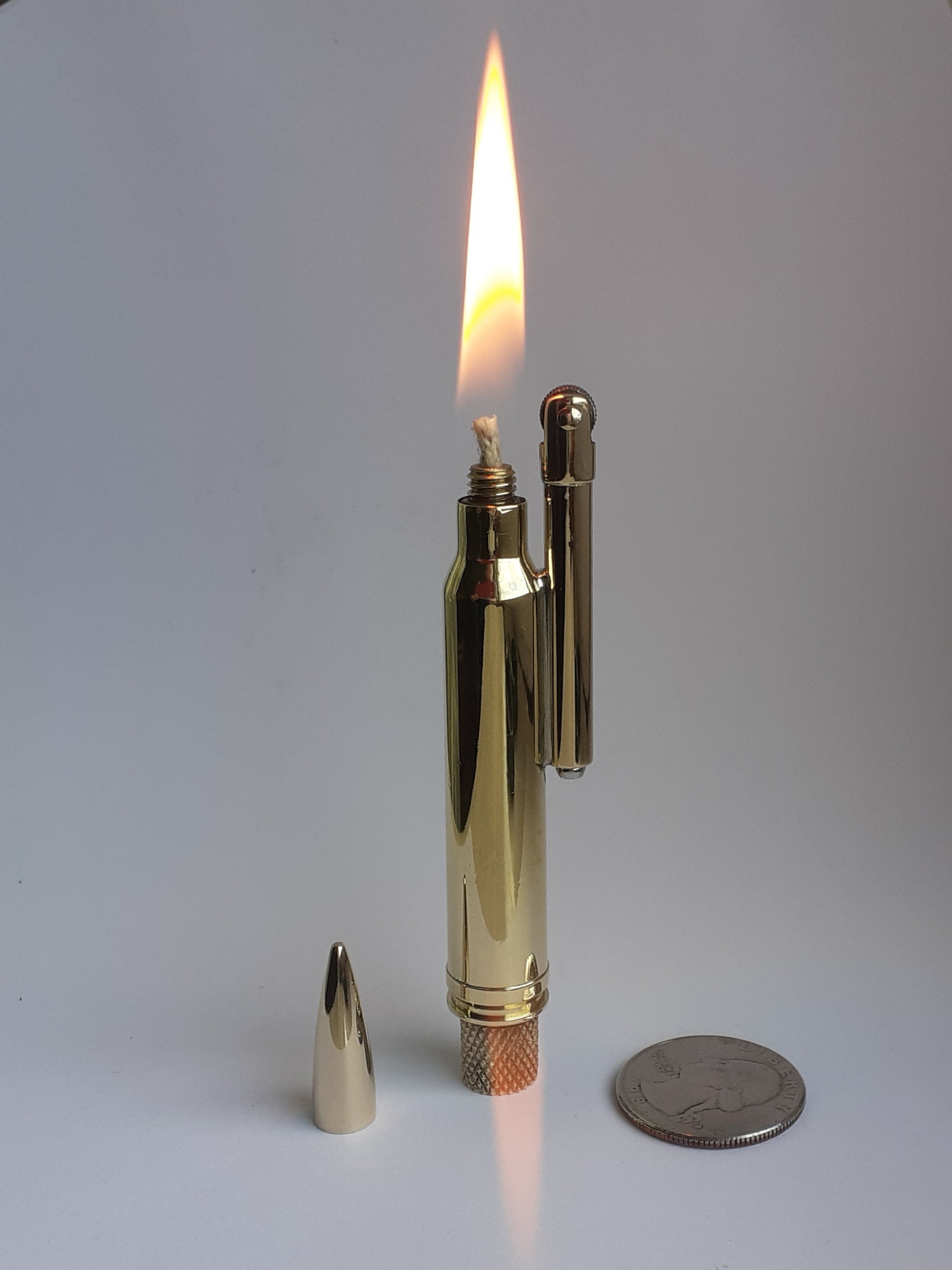 Bullet lighter 300 WIN. MAGG /Vintage Petrol Lighter / Etsy