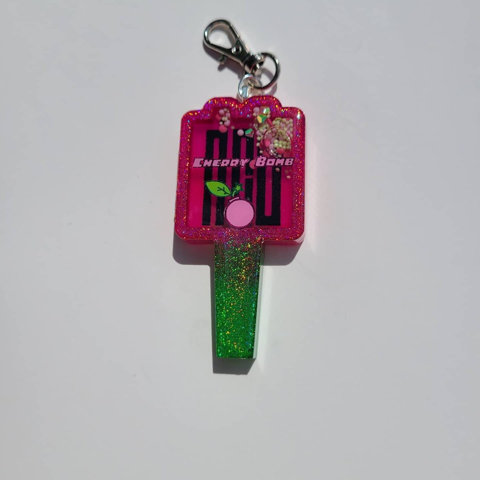 Nct cherry bomb lightstick keychains Etsy