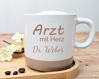 Personalized Doctor with Heart Mug | Gift for Doctor | Thank You Doctor Gift | Doctor Mug with Name | Gift for Family Doctor | Doctor's Office Gift