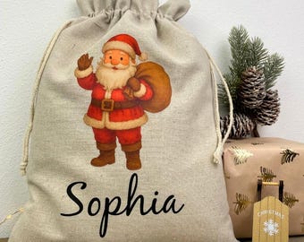 St. Nicholas gift for children | Personalized Christmas sack with name | Children's St. Nicholas bag | Christmas bag St. Nicholas gift