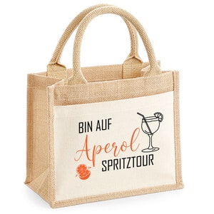 Aperol Spritztour gift Gift bag for drinks Bag Aperol Spritz Tour Gift birthday girlfriend drinks bag small image 7