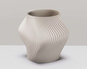 Decorative minimalist eco design vase, TWI.