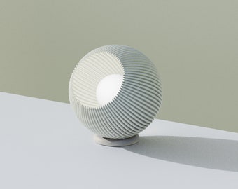 Lámpara de sobremesa decorativa de eco diseño minimalista, "SPOT".