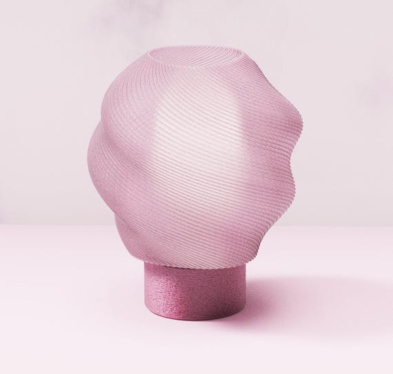 Lampe design AIR Candy – Objet lumineux en bioplastique recyclé – Style doux et responsable