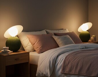 Eco-friendly Art Deco lamp – Set of two lamps for weddings