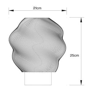 Tischlampe „AIR“, Ice, für eine originelle und umweltbewusste Heimdekoration. Bild 4