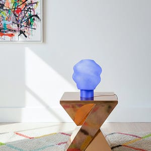 Tischlampe „AIR“, Ice, für eine originelle und umweltbewusste Heimdekoration. Bild 2