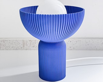 ECO Klein Blue Tischlampe, für originelle Wohndekoration – „PERL“