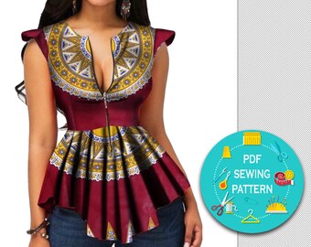 dress patterns african print