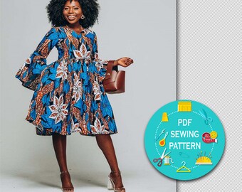 dress patterns african print